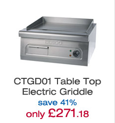 Burco CTGD01 Table Top Electric Griddle
