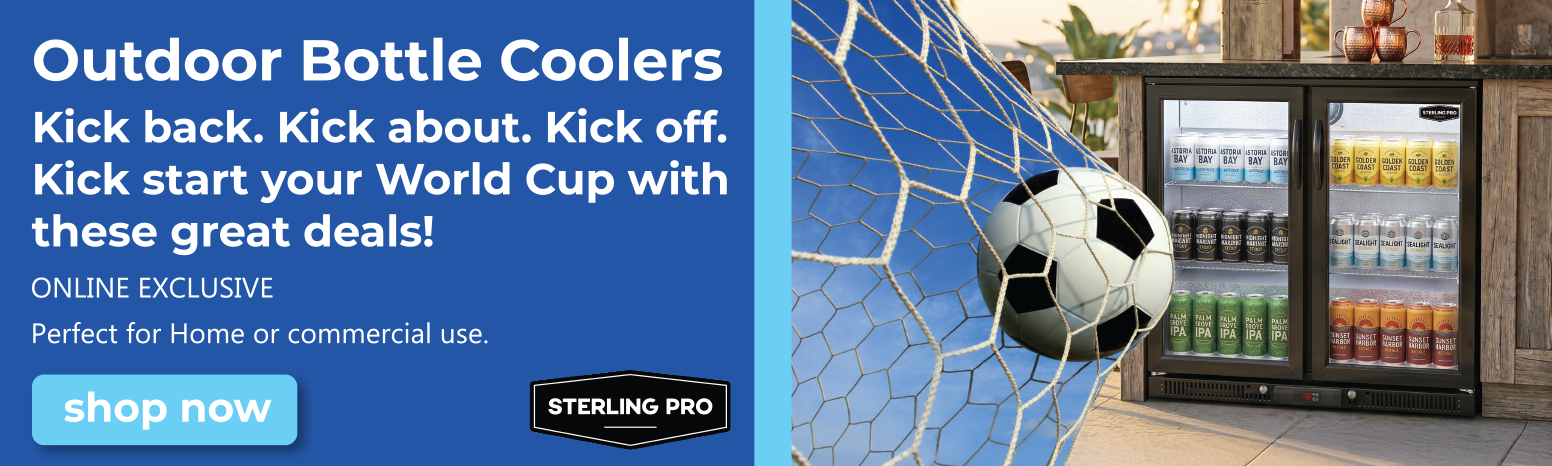 Outdoor Bottle Cooler World Cup Banner