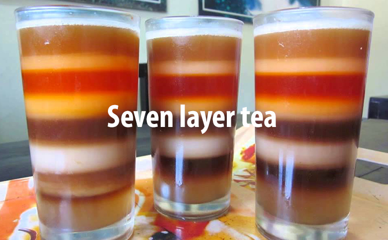 7 layer tea