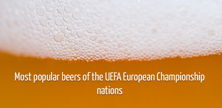Most popular beers of the UEFA European Championship nations