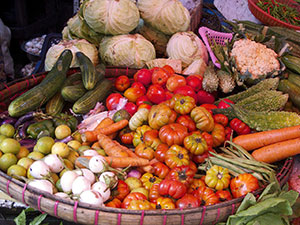 Group of vegetables