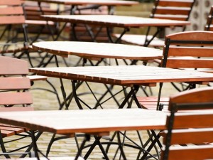 Tables and chairs