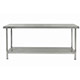 Parry Stainless Steel Tables Without Upstand