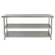 Parry Stainless Steel Tables with Additional Undershelf