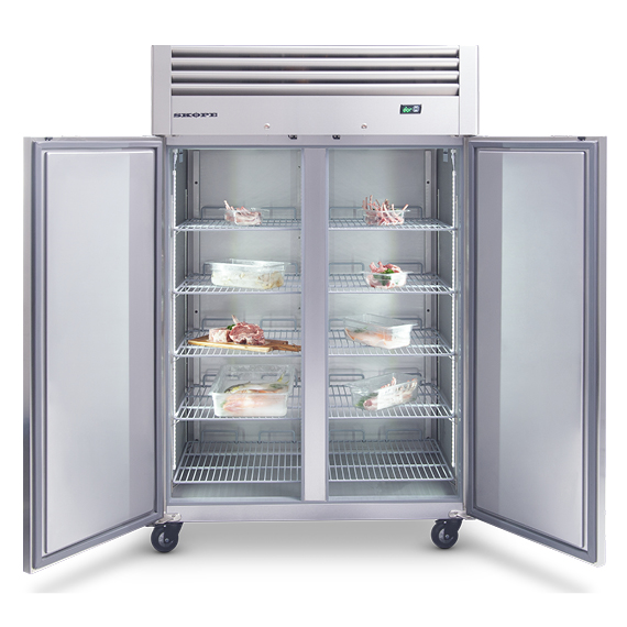 Double Door Upright Fridges