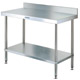 Simply Stainless Flatpack Tables With Upstand