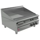 Falcon G3941R Half Ribbed Gas Griddle on Mobile Stand