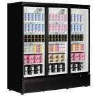 Tefcold Atom Maxi F3DB Black Glass Door Display Freezer