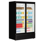 Tefcold Atom Maxi C2DB Black Glass Door Display Fridge