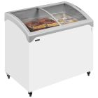 Tefcold NIC200SCEB Sliding Curved Glass Lid Chest Freezer