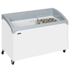 Tefcold NIC500SCEB Sliding Curved Glass Lid Chest Freezer