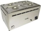 Parry BMF1/1G Wet Well LPG Gas 4 Pot Bain Marie