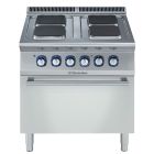 Electrolux Professional E7ECEH4QE0 Four Square Plate Electric Oven Range (371018)