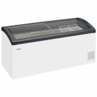 Elcold FOCUS 171 Sliding Curved Glass Lid Chest Freezer
