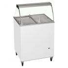 Tefcold IC400SC Glass Lid Chest Freezer With Canopy