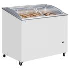 Tefcold IC300SCEB Sliding Curved & Angled Lid Chest Freezer