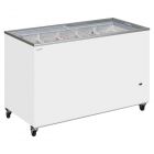 Tefcold IC400SC Sliding Flat Glass Lid Chest Freezer