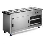 Lincat Panther 670 Series P6B5 Mobile Bain Marie Hot Cupboard