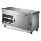 Lincat Panther 670 Series P6P5 Mobile Plain Top Hot Cupboard