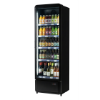 Prodis XDA600-P-K-LE Black Single Door Tall Display Fridge