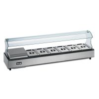 Lincat SSG10 Self Service Curved Glass Cover to suit FDB10 Food Display Bar