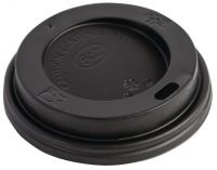 Fiesta CW715 Recyclable Coffee Cup Lids Black - 50 Lids