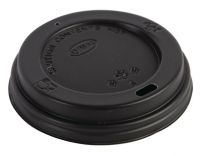 Fiesta CW717 Recyclable Coffee Cup Lids Black - 50 Lids