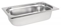 Vogue Stainless Steel 1/4 Gastronorm Pan 65mm