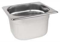 Vogue Stainless Steel 1/6 Gastronorm Pan 100mm