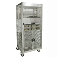 Roller Grill RE2 Heated Display/ Holding Cabinet for RBE25 Rotisserie