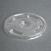 Fiesta Compostable PLA Cold Cup Flat Lids (1000 Pack)