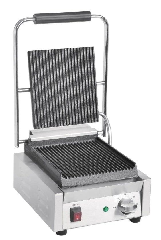 Buffalo DY993 Bistro Ribbed Contact Grill CS Catering