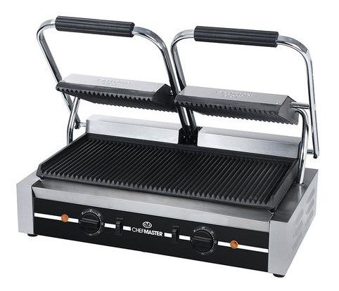 Chefmaster HEA789 Double Contact Grill Ribbed